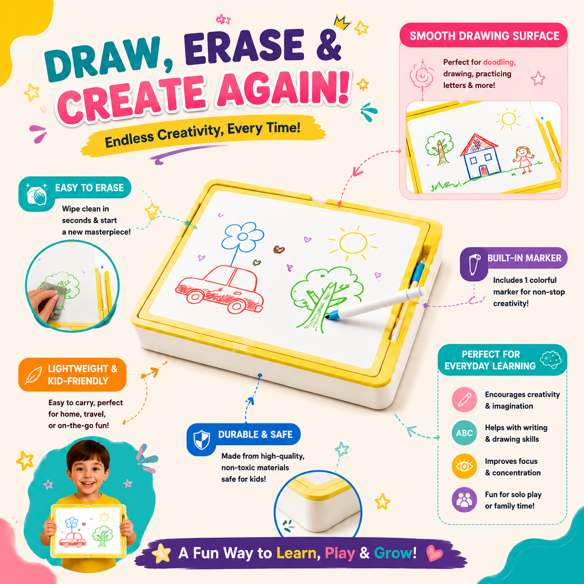 Magna Face Creative Puzzle Board