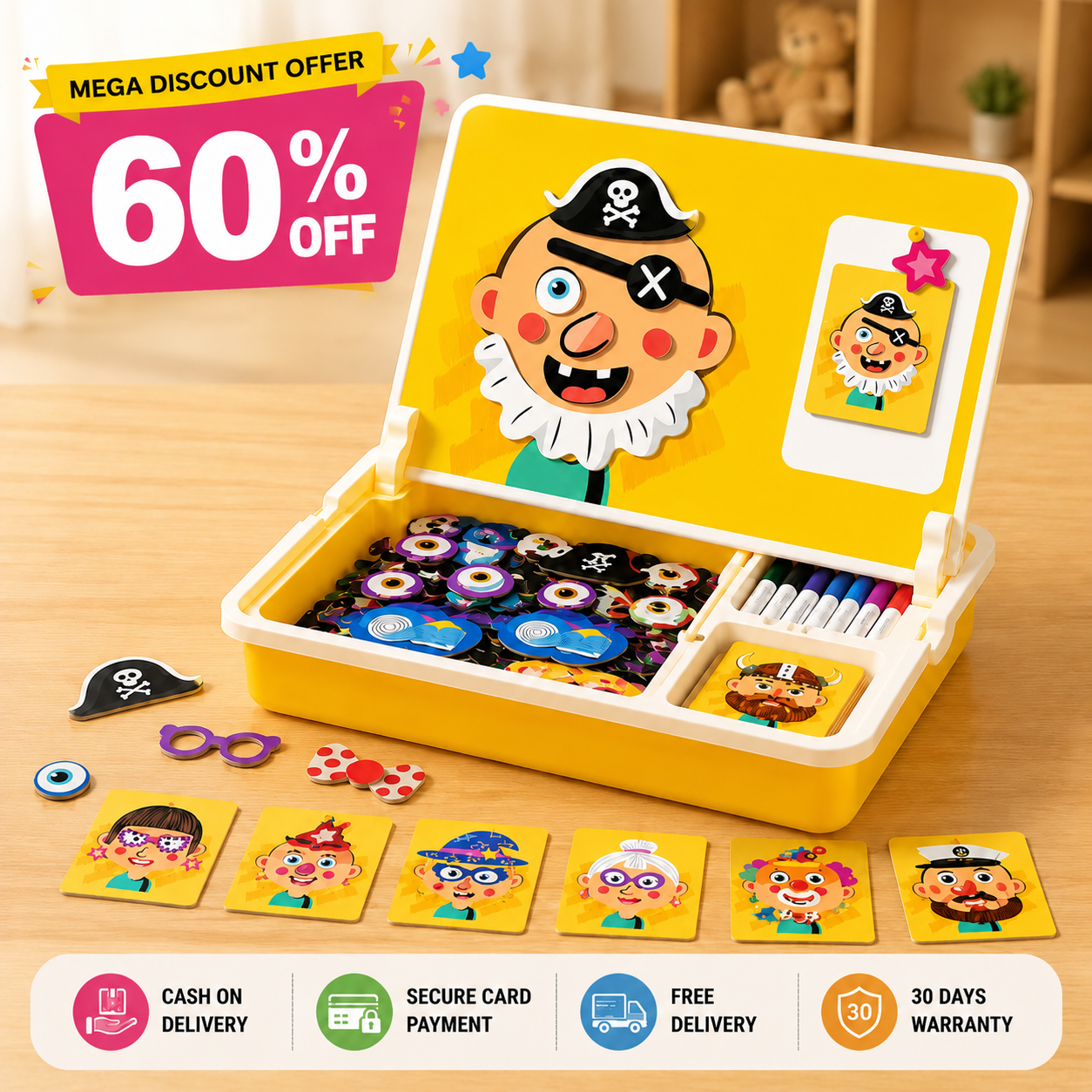Magna Face Creative Puzzle Board