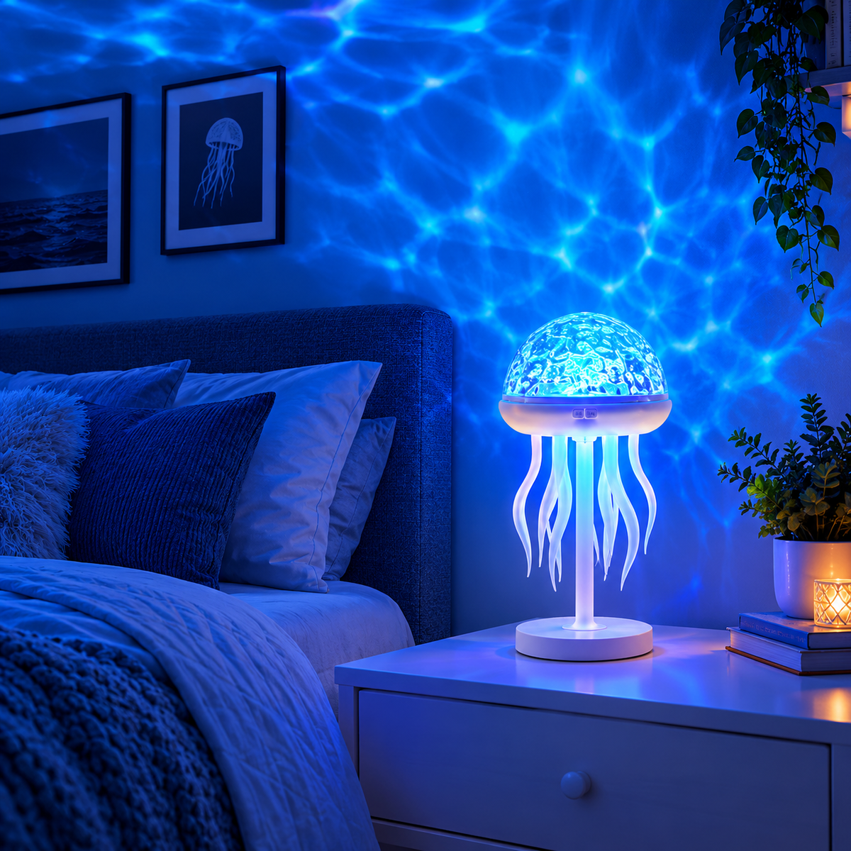 Ocean Drift Jellyfish Projection Lamp