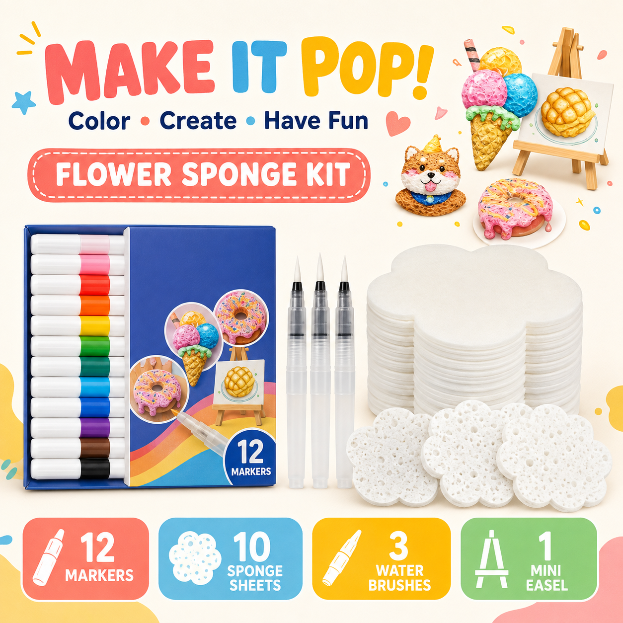 Magic Foam Texture Painting Kit
