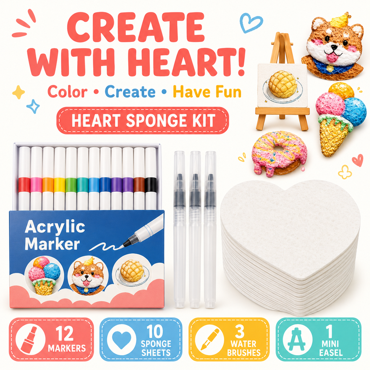 Magic Foam Texture Painting Kit