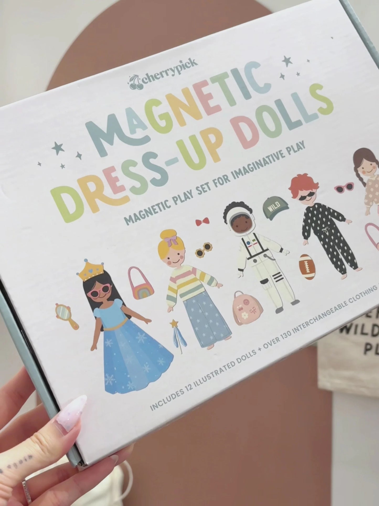 Cute Magnetic Dress-Up Doll Set for Kids