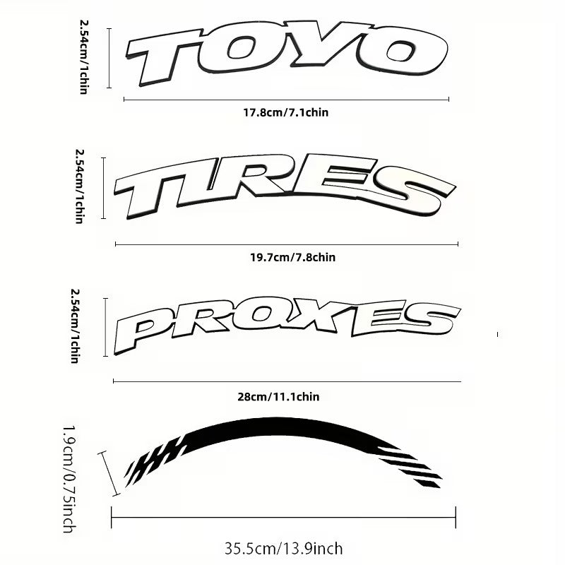 Sport Tire Decals